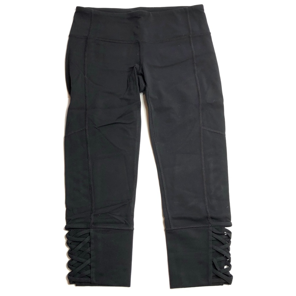 Athleta Mind Over Mat Capri Crop Leggings Black